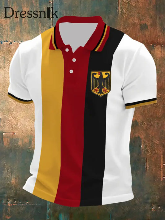 Kurzarm-Polos hirt für Männer Deutschland Design als bild / S