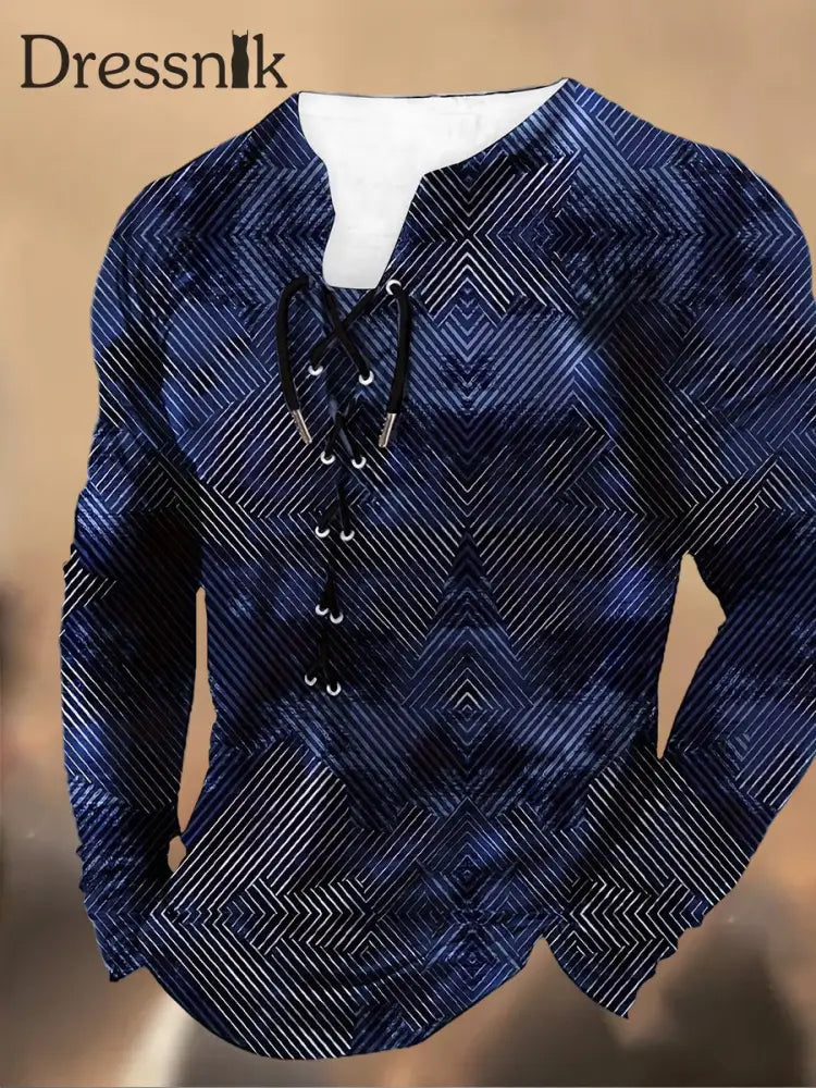 Langärmliges Herren-Lässiges Oberteil mit Kapuze Retro-Print Weiß / S