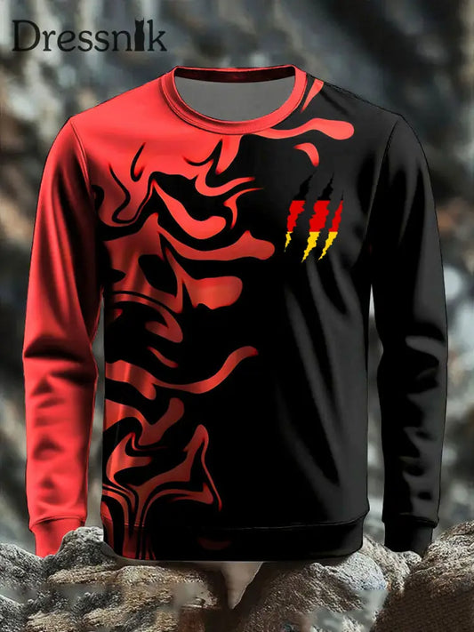 Langärmliges T-Shirt für Männer Deutschland bedruckt als bild / S