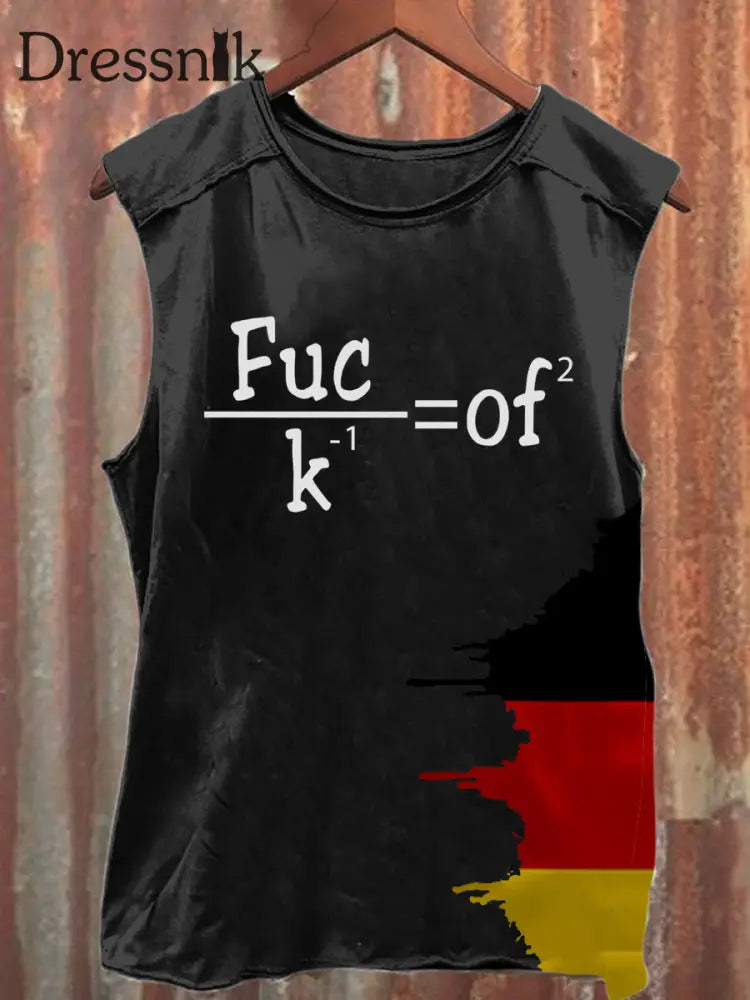 Lustige bedruckte Herren weste Schwarz / S