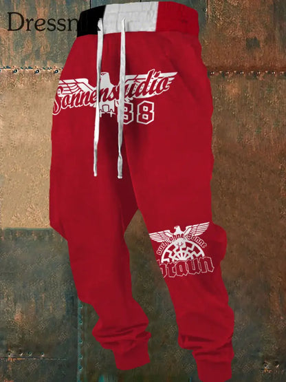 Männer Auch Ohne Sonne Braun 88 lange Unterhosen Rot / S