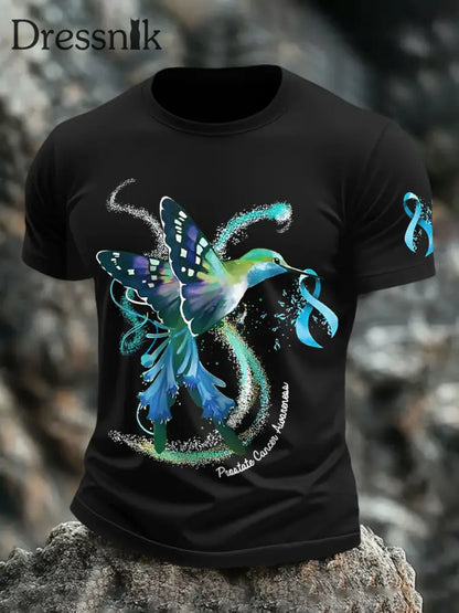 Männer band Prostata krebs Kolibri T Shirts Schwarz / S