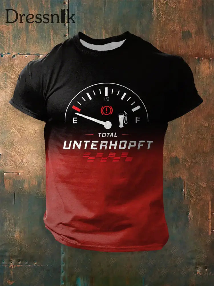 Männer Männer Männer bedrucktes Kurzarm-T-Shirt als bild / S