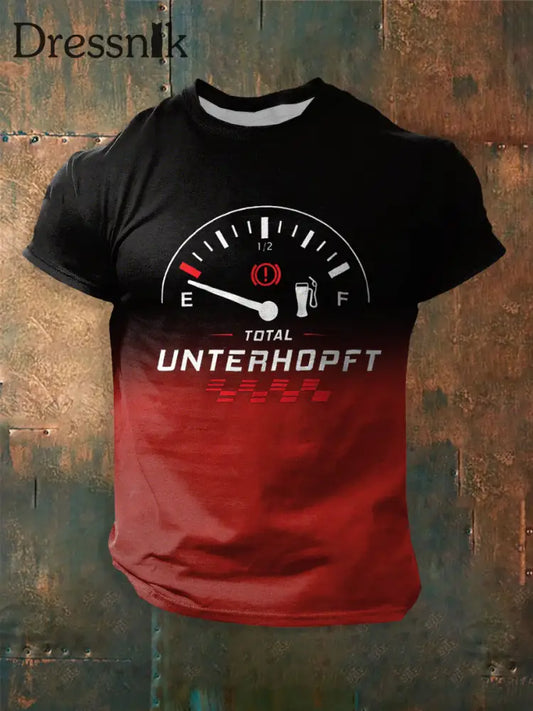 Männer Männer Männer bedrucktes Kurzarm-T-Shirt als bild / S