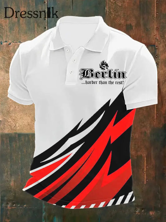 Männer Berlin härter als der Rest Polo-Shirt als bild / S