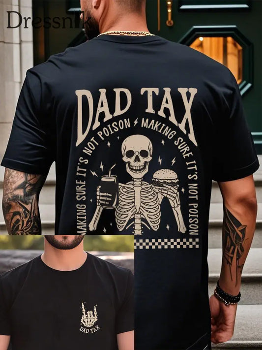 Männer Dad Tax T-Shirt Schwarz / S