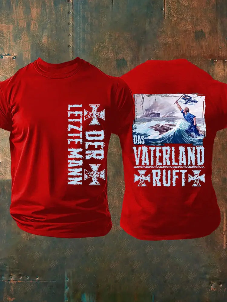 Männer Der leckte Mann T-Shirt Rot / S