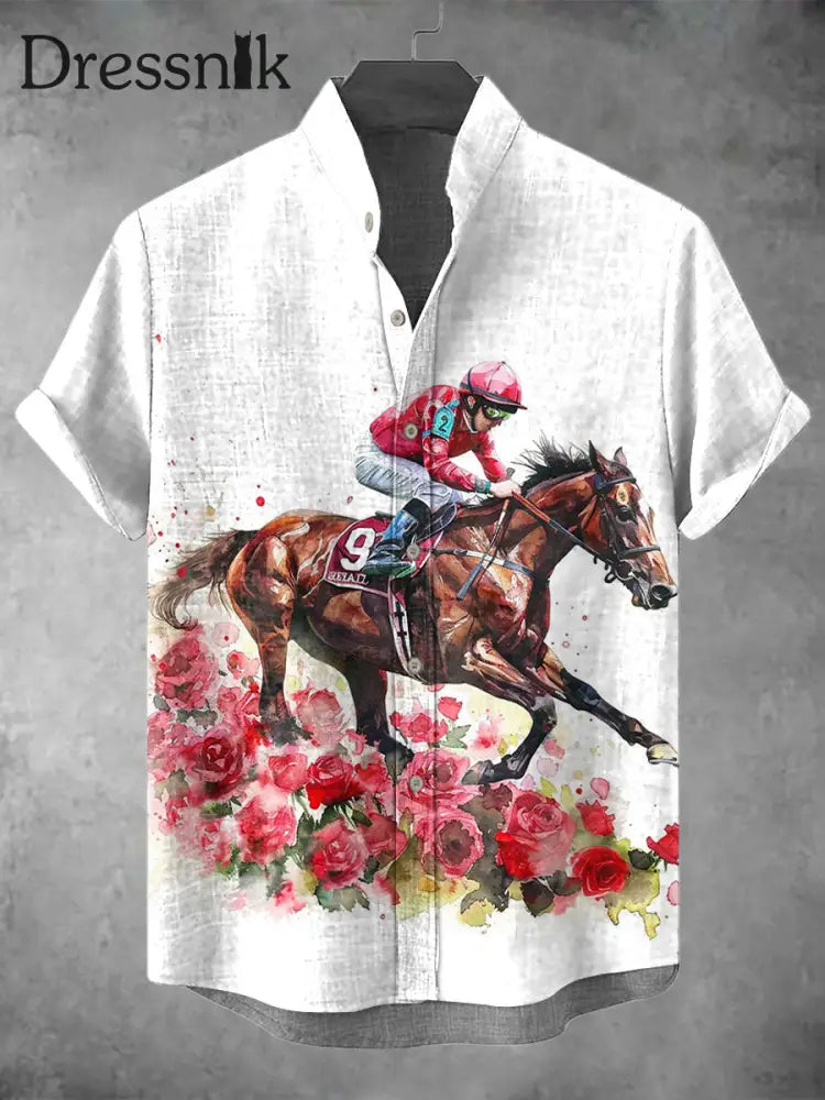 Männer Derby Rose Shirt als bild / S