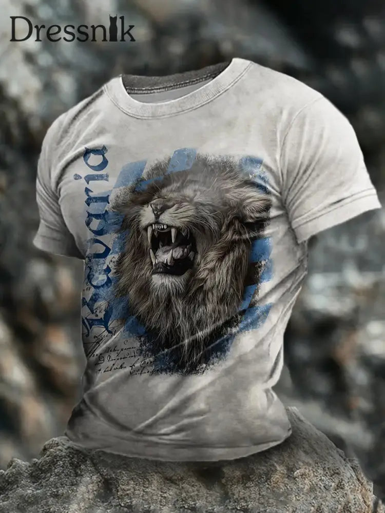 Männer deutsche Tiere kurze Ärmel T-Shirt als bild / S