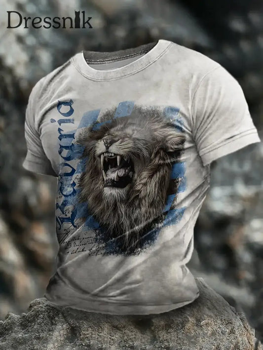 Männer deutsche Tiere kurze Ärmel T-Shirt als bild / S