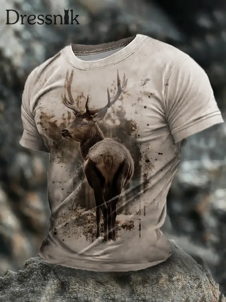 Männer deutsche Tiere kurze Ärmel T-Shirt als bild / S