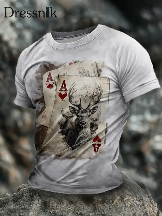 Männer deutsche Tiere kurze Ärmel T-Shirt als bild / S