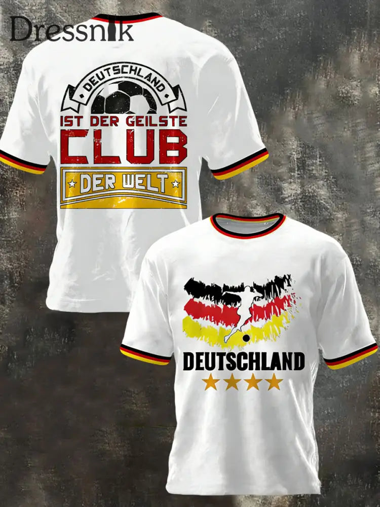 Männer Deutschland 2026 Fußball mannschaft Unterstützer Print T-Shirt als bild / S