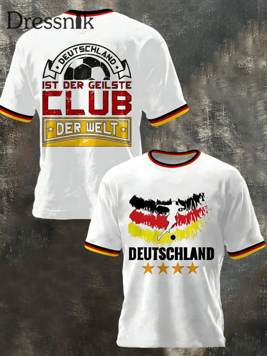 Männer Deutschland 2026 Fußball mannschaft Unterstützer Print T-Shirt als bild / S