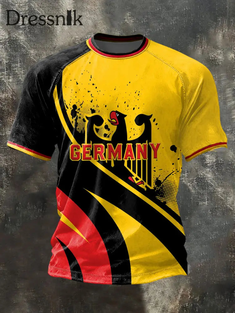 Männer Deutschland 2026 Fußball mannschaft Unterstützer Print T-Shirt als bild / S