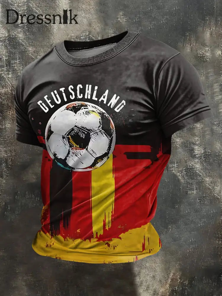 Männer Deutschland 2026 Fußball mannschaft Unterstützer Print T-Shirt als bild / S