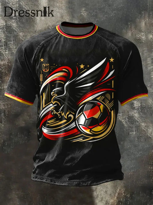 Männer Deutschland 2026 Fußball mannschaft Unterstützer Print T-Shirt als bild / S