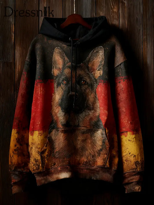 Männer Deutschland Design Hoodie als bild / S