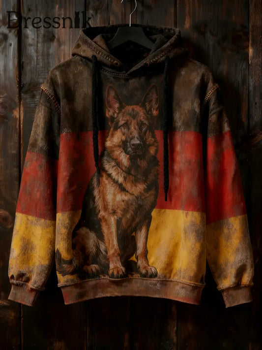 Männer Deutschland Design Hoodie als bild / S