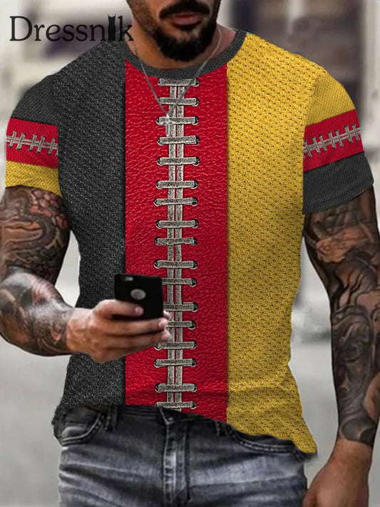 Männer Deutschland Fußball Kurzarm T-Shirt als bild / S
