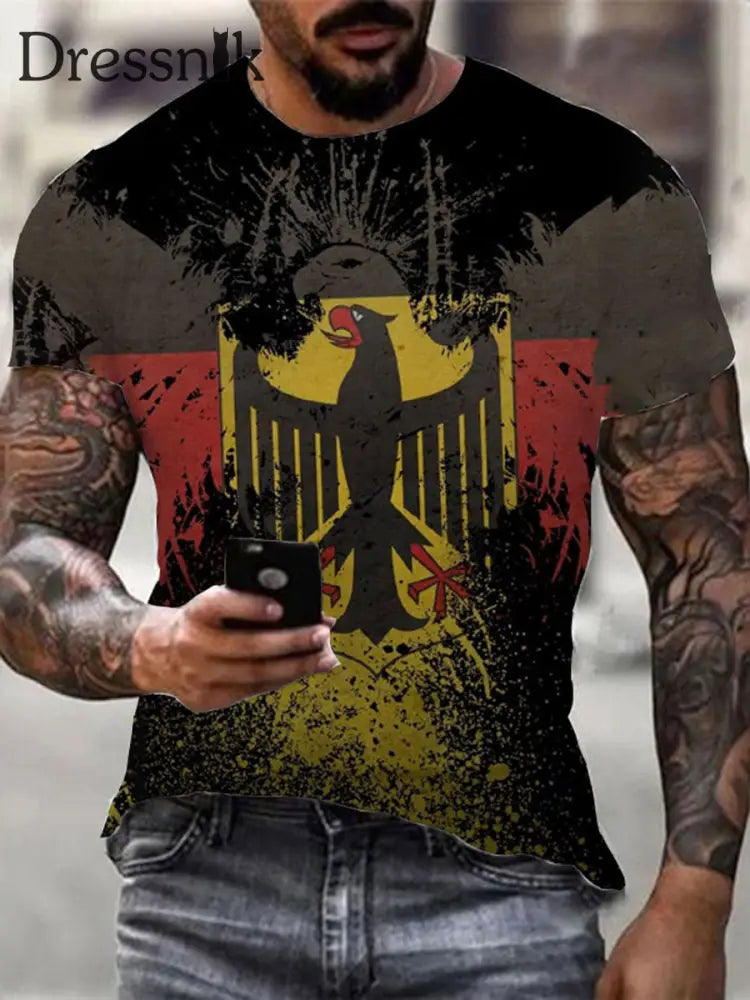 Männer Deutschland Deutschland gedruckt T-Shirt als bild / S