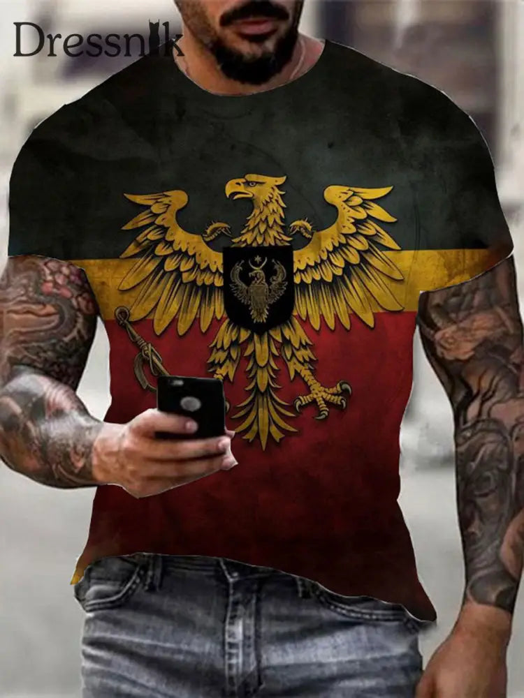 Männer Deutschland Deutschland gedruckt T-Shirt als bild / S