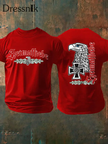 Männer Deutschland Heimat liebe T-Shirt Rot / S