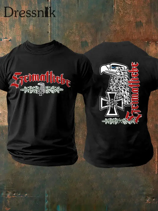 Männer Deutschland Heimat liebe T-Shirt Schwarz / S