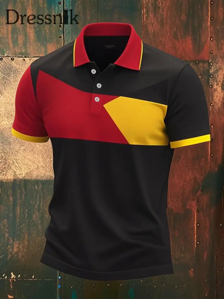 Männer Deutschland lässig Polo Shirt als bild / S
