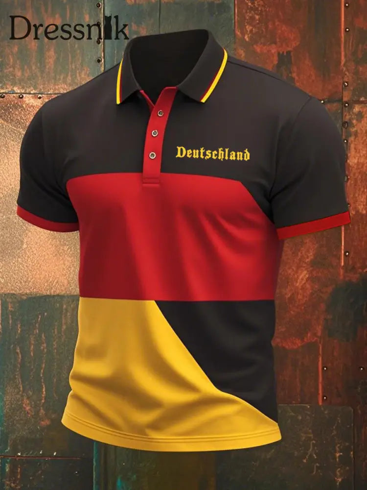 Männer Deutschland lässig Polo Shirt als bild / S