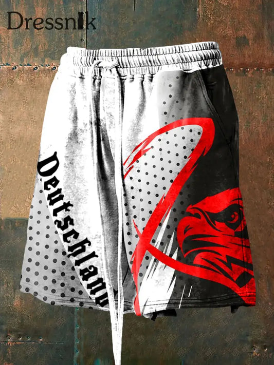 Männer Deutschland Print Shorts als bild / S