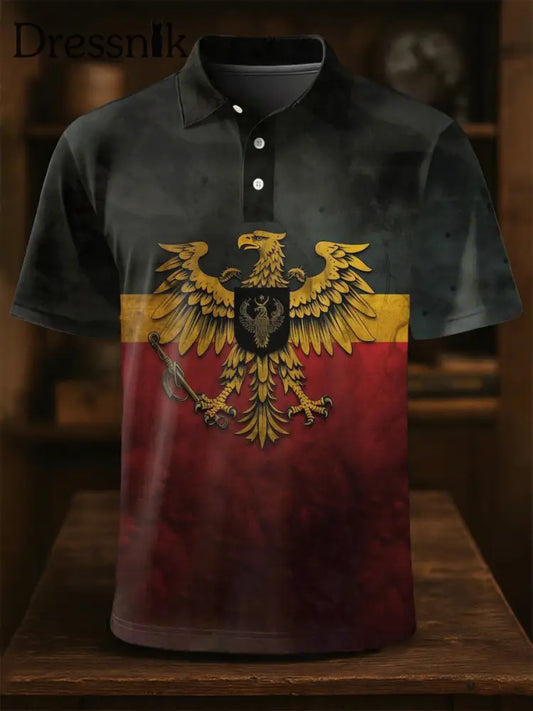 Männer Deutschland Schwarz Rot Und Gelb Kunst Shirt als bild / S