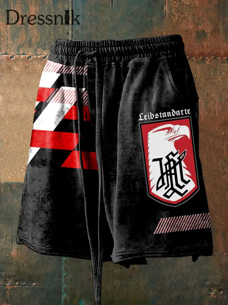 Männer Deutschland Shorts Schwarz / S