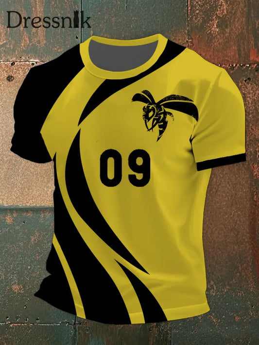 Männer Dortmund T-Shirt mit kurzen Ärmeln Gelb / S