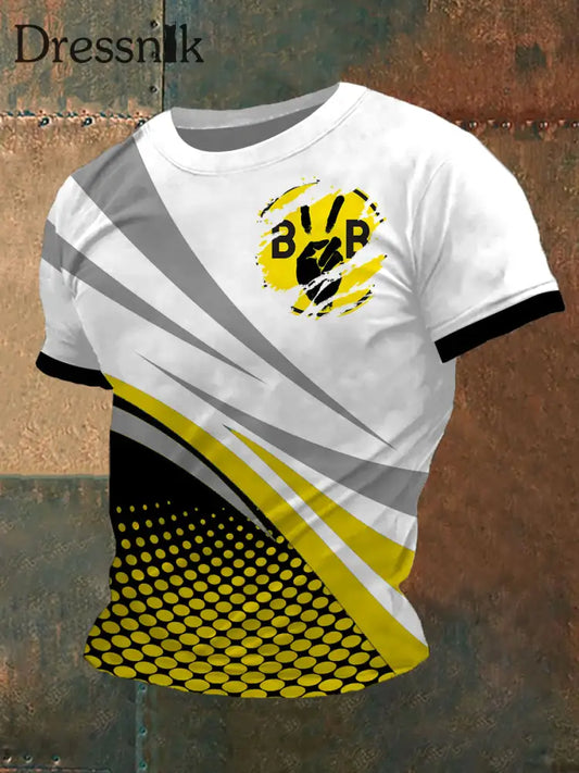 Männer Dortmund T-Shirt mit kurzen Ärmeln Gelb / S