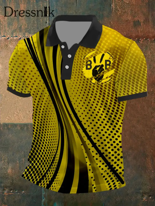 Männer Dortmund T-Shirt mit kurzen Ärmeln Gelb / S