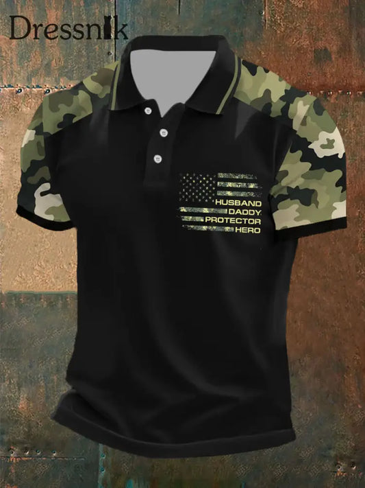 Männer Ehemann Daddy Protector Hero Tops Schwarz / S