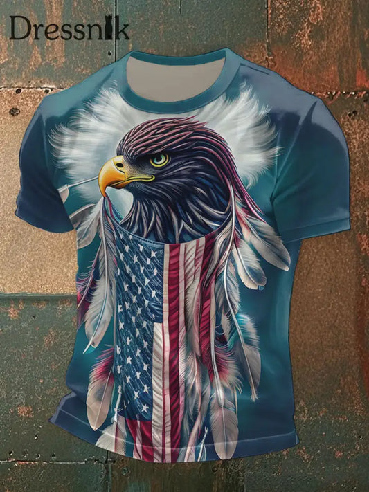 Männer Native American Eagle T-Shirt als bild / S