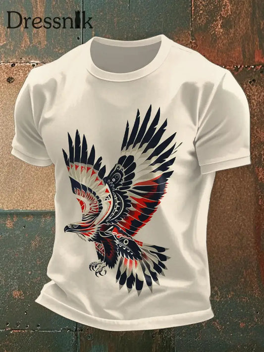 Männer Native American Eagle T-Shirt als bild / S