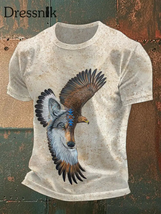 Männer Native American Eagle T-Shirt als bild / S