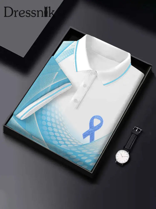 Männer Prostata krebs Bewusstsein T Shirt hellblau / S