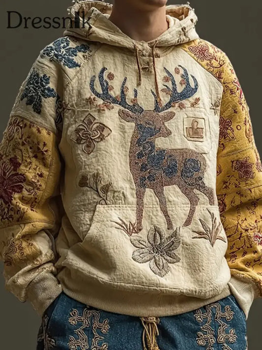 Männer Western Elk Hoodie als bild / S