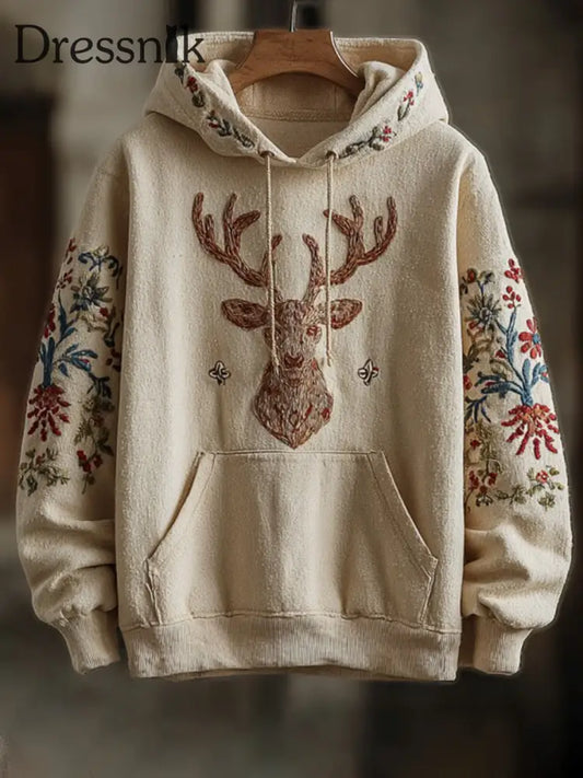 Männer Western Elk Hoodie als bild / S
