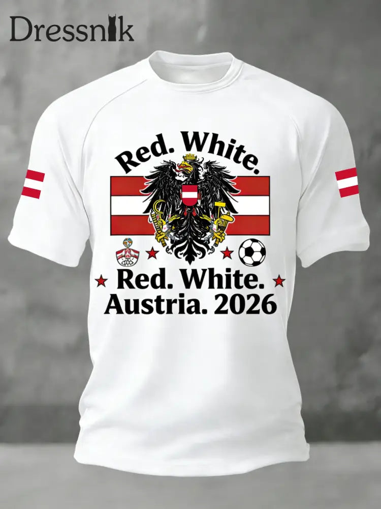 Österreich 2026 FIFA World Cup Casual Jersey Weiß / S