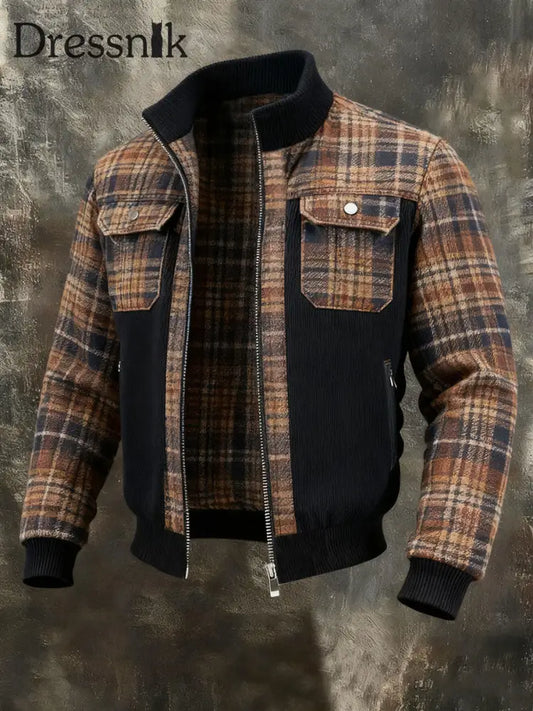 Patchwork-Jacke für Herren als bild / S