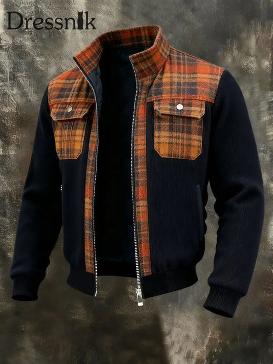 Patchwork-Jacke für Herren als bild / S