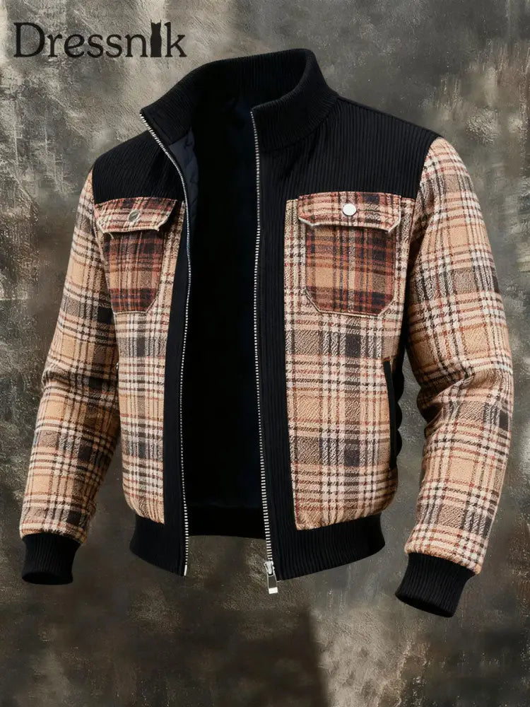 Patchwork-Jacke für Herren als bild / S