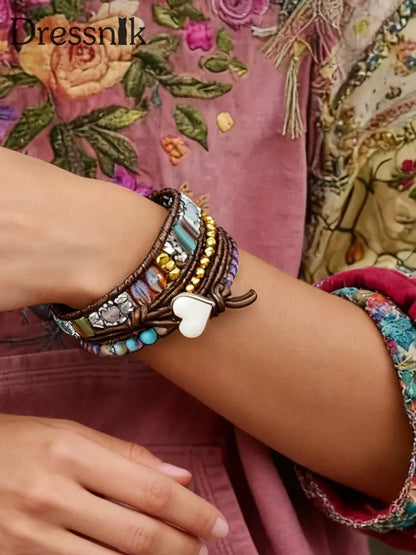 Retro-Armband im böhmischen Stil als bild / EINS