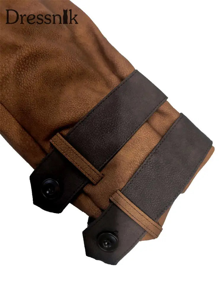 Retro-strukturierte warme Outdoor-Jacke für Herren