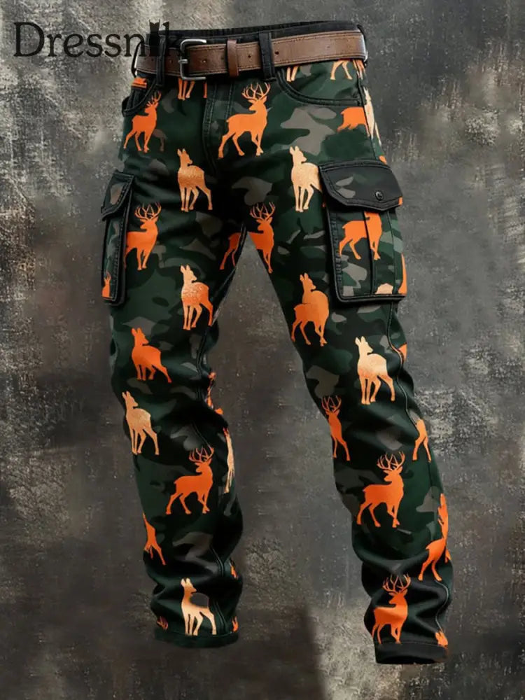 Retro-Tarnhose für Herren als bild / S